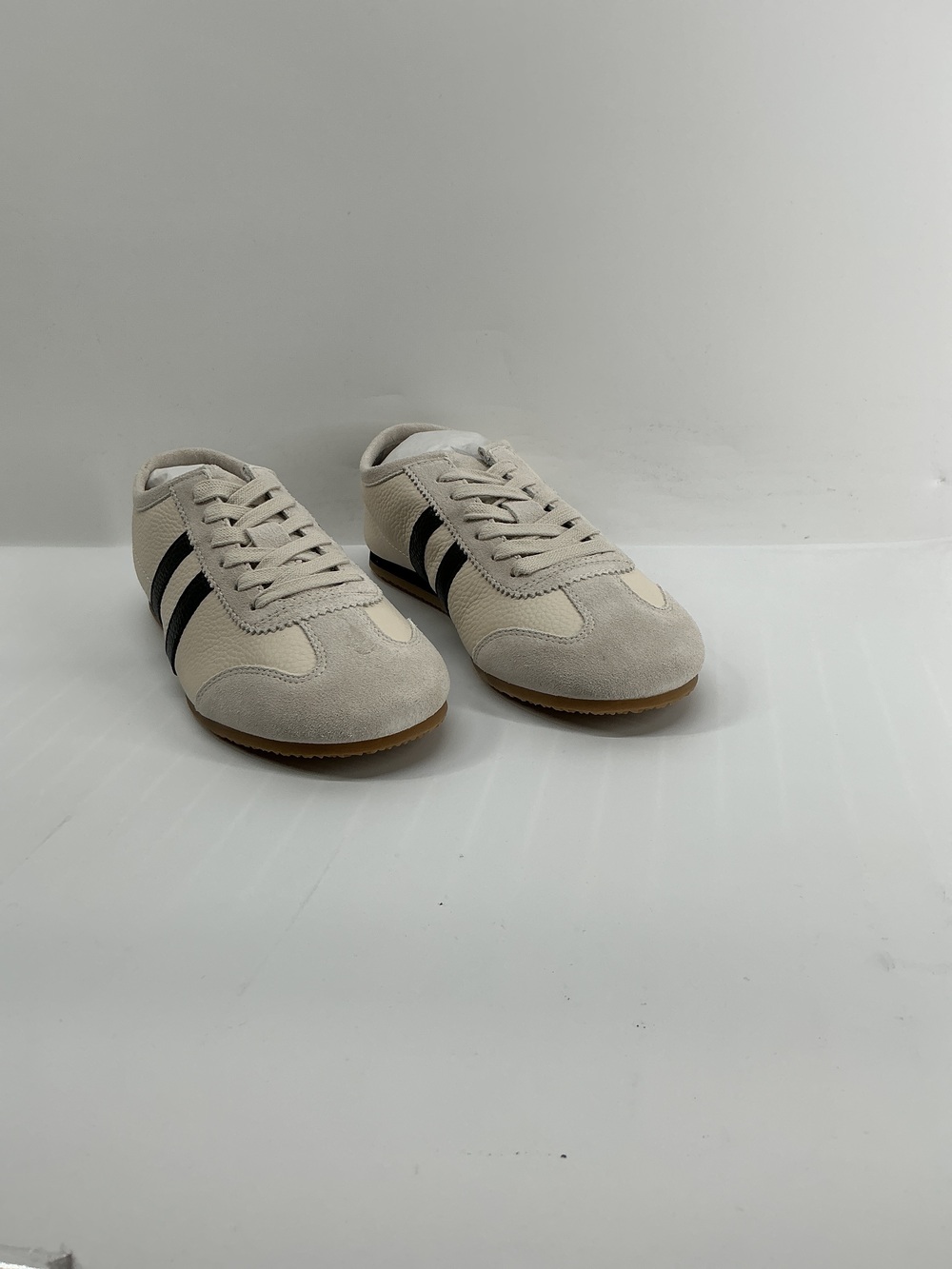 Italian Leather & Suede Low Profile Sneaker